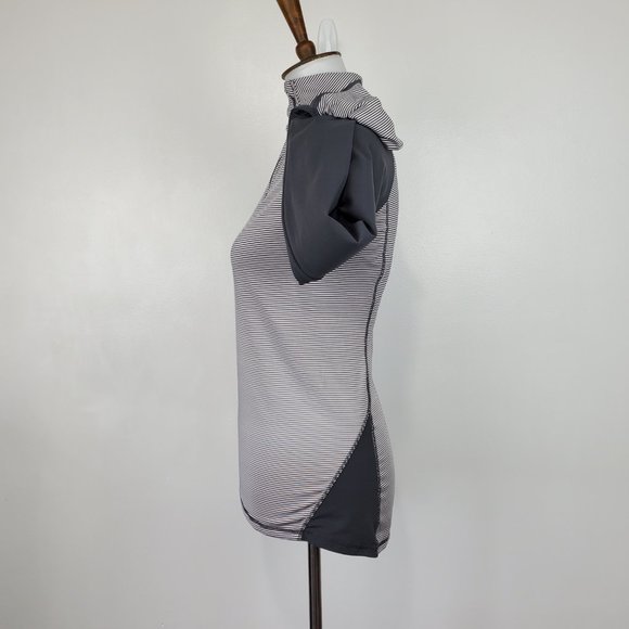 Kyodan Athletic Active Wear Thumbhole Striped & Solid Long Sleeve Top Size S - Picture 7 of 16